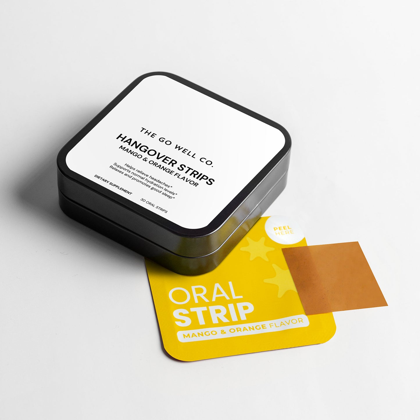 Plant-Based Hangover Strips Qty 30 - The Go Well Co.
