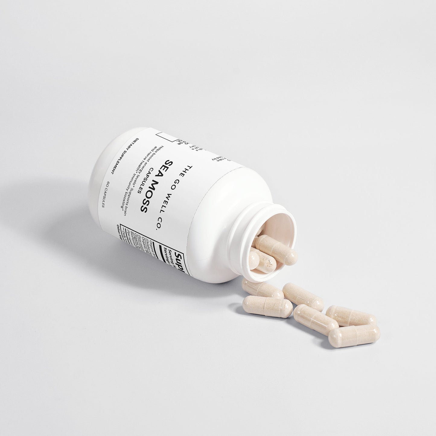 Sea Moss with Burdock Root Qty 60 - The Go Well Co.