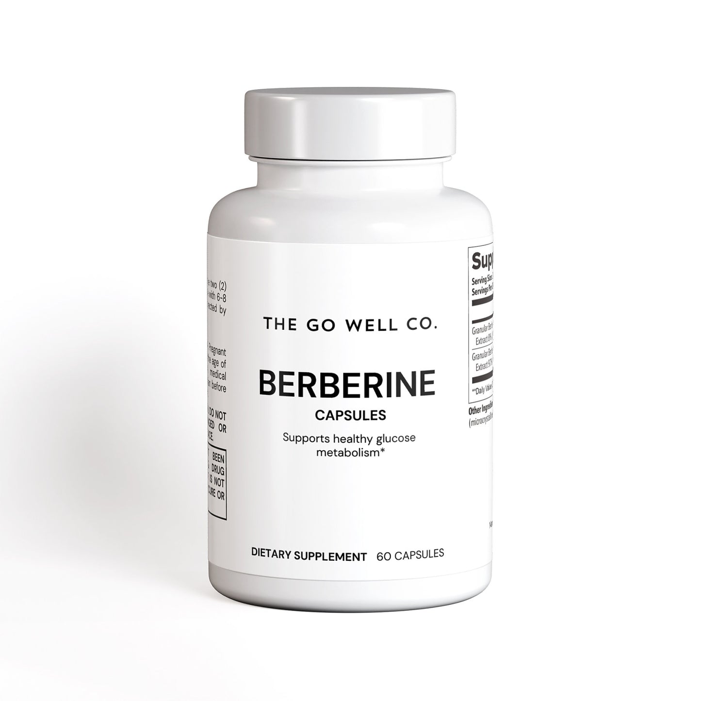 Berberine Qty 60 Caps - The Go Well Co.