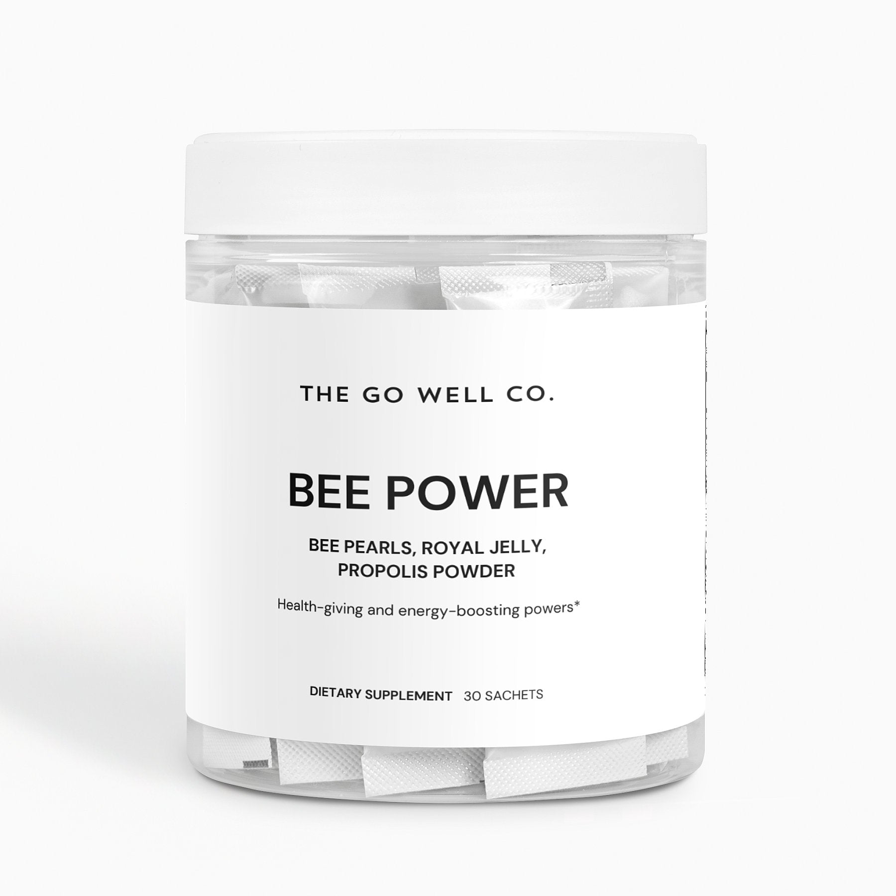 Bee Power with Royal Jelly, Propolis and Bee Pearls - The Go Well Co.
