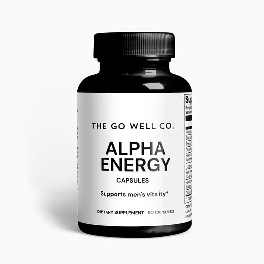 Alpha Energy for Men Qty 90 Caps - The Go Well Co.