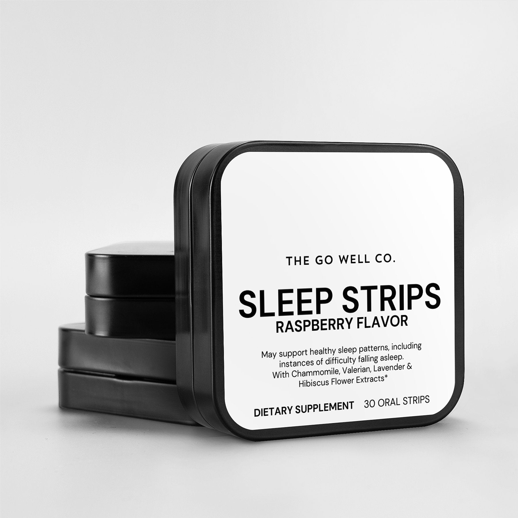 Sleep Strips With Valerian & Chammomile Extract Qty 30 - The Go Well Co.