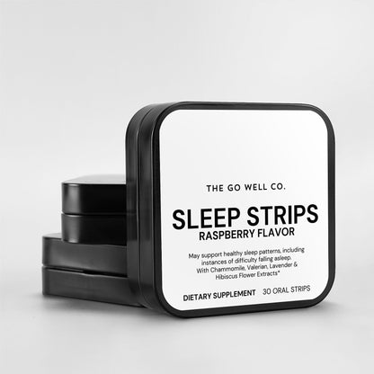 Sleep Strips With Valerian & Chammomile Extract Qty 30 - The Go Well Co.