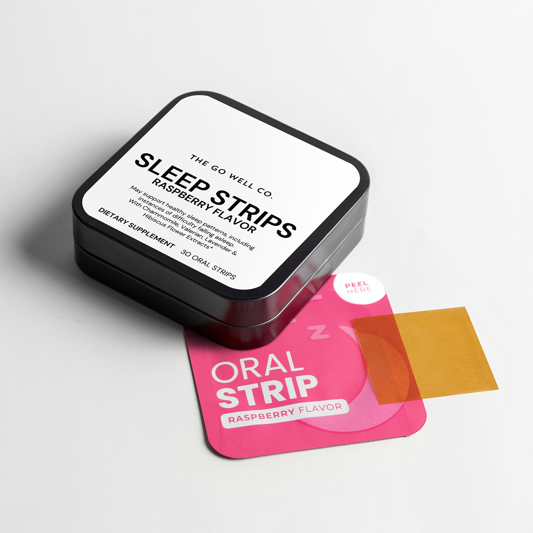 Sleep Strips With Valerian & Chammomile Extract Qty 30 - The Go Well Co.