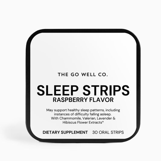 Sleep Strips With Valerian & Chammomile Extract Qty 30 - The Go Well Co.