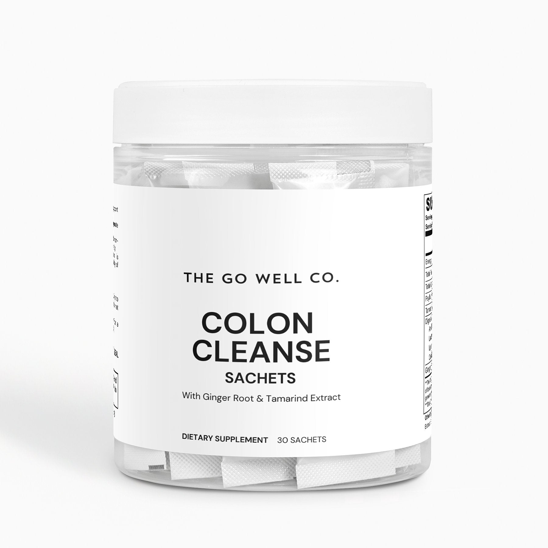 Natural Colon Cleanse Qty 30 Sachets - The Go Well Co.