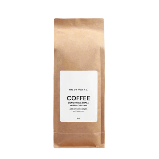 Mushroom Coffee ELIXIR - Lion’s Mane & Chaga 16oz (450g) - The Go Well Co.