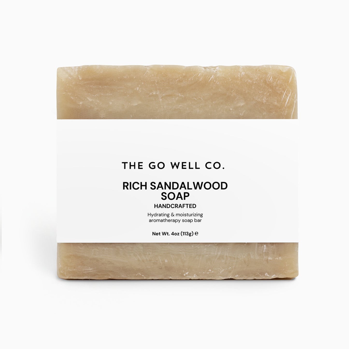 Handcrafted Rich Sandalwood Soap - The Go Well Co.
