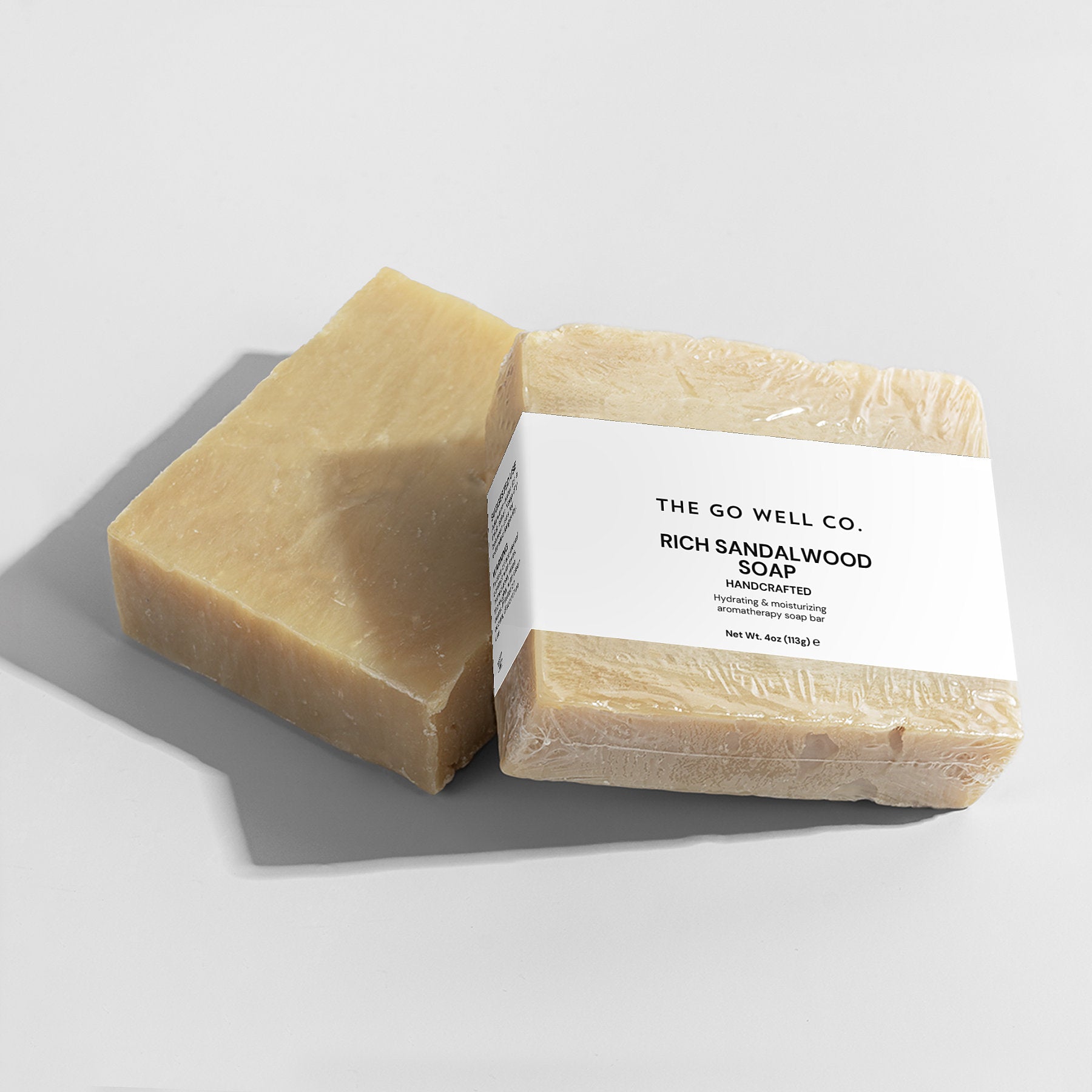 Handcrafted Rich Sandalwood Soap - The Go Well Co.