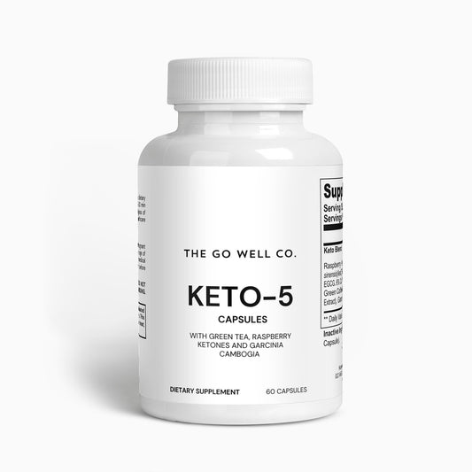 KETO-5 Blend Qty 60 Caps - The Go Well Co.