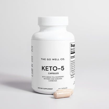 KETO-5 Blend Qty 60 Caps - The Go Well Co.