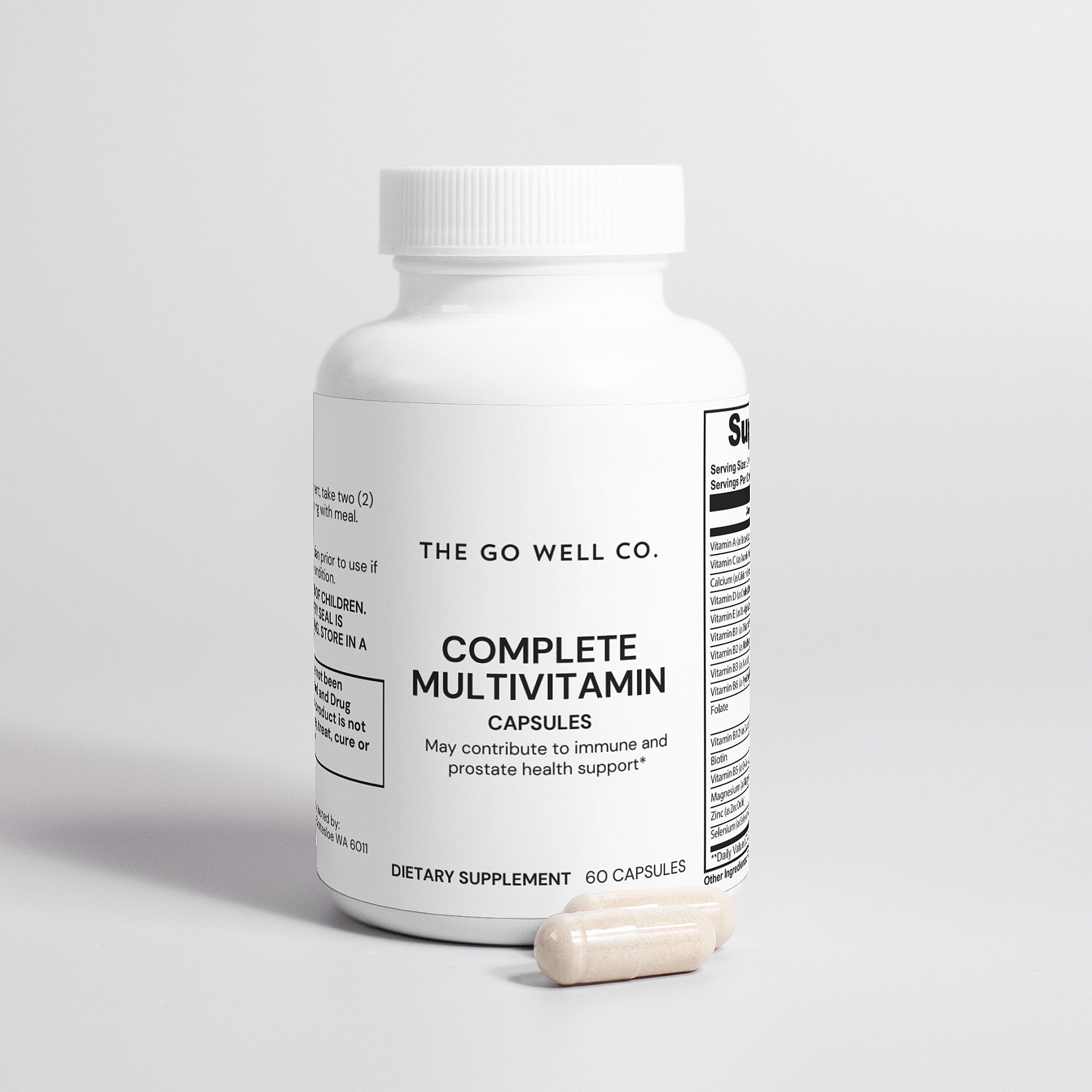 The Full Spectrum Multivitamin Qty 60 Caps - The Go Well Co.