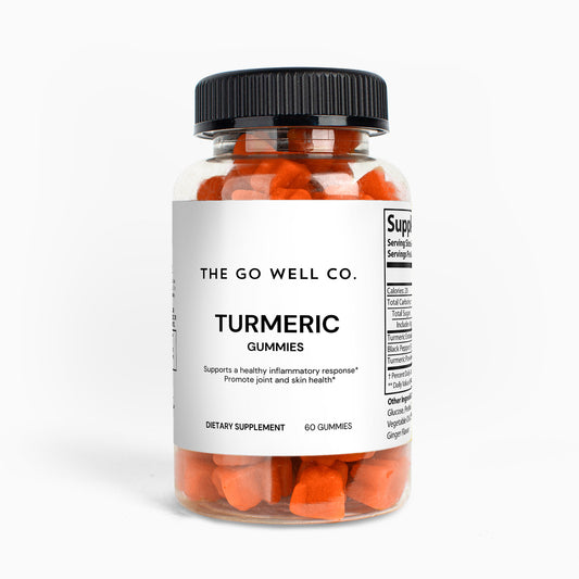 Turmeric Gummies Qty 60 - The Go Well Co.