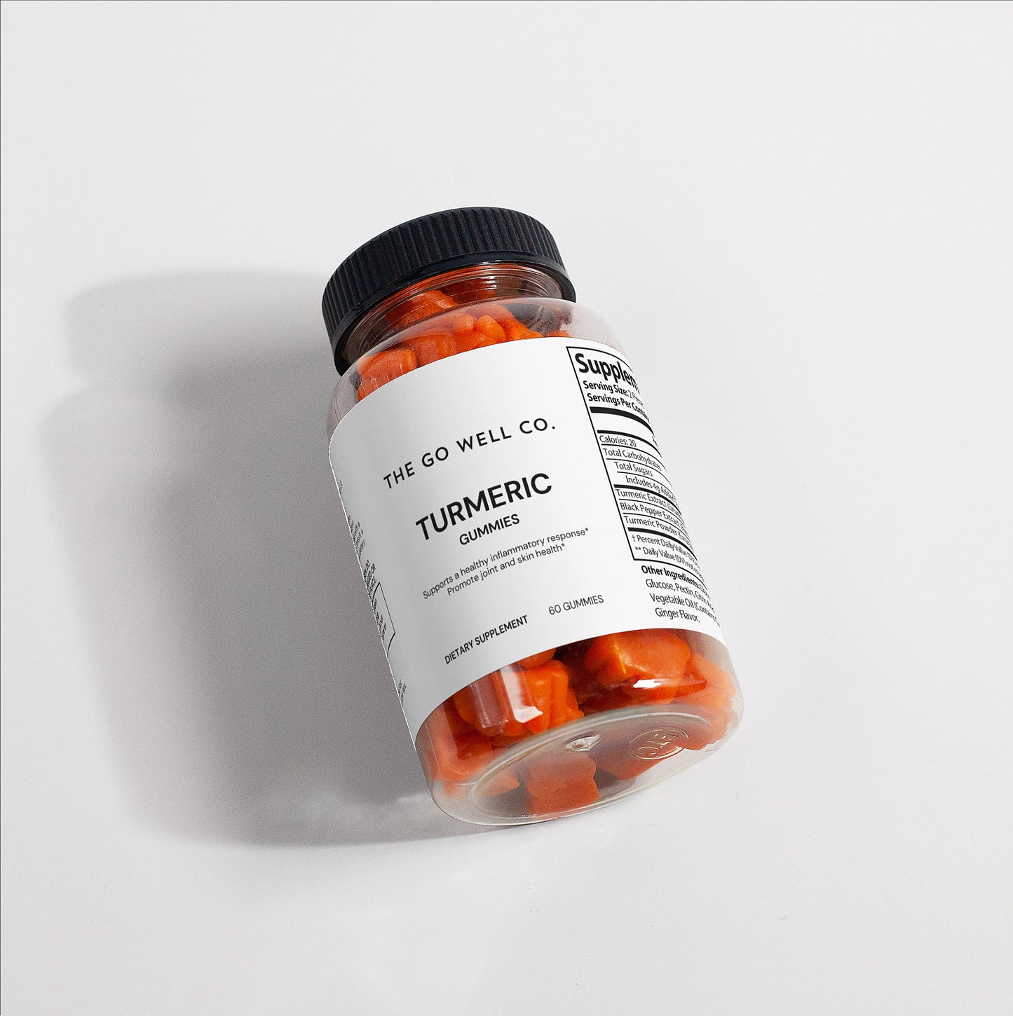 Turmeric Gummies Qty 60 - The Go Well Co.