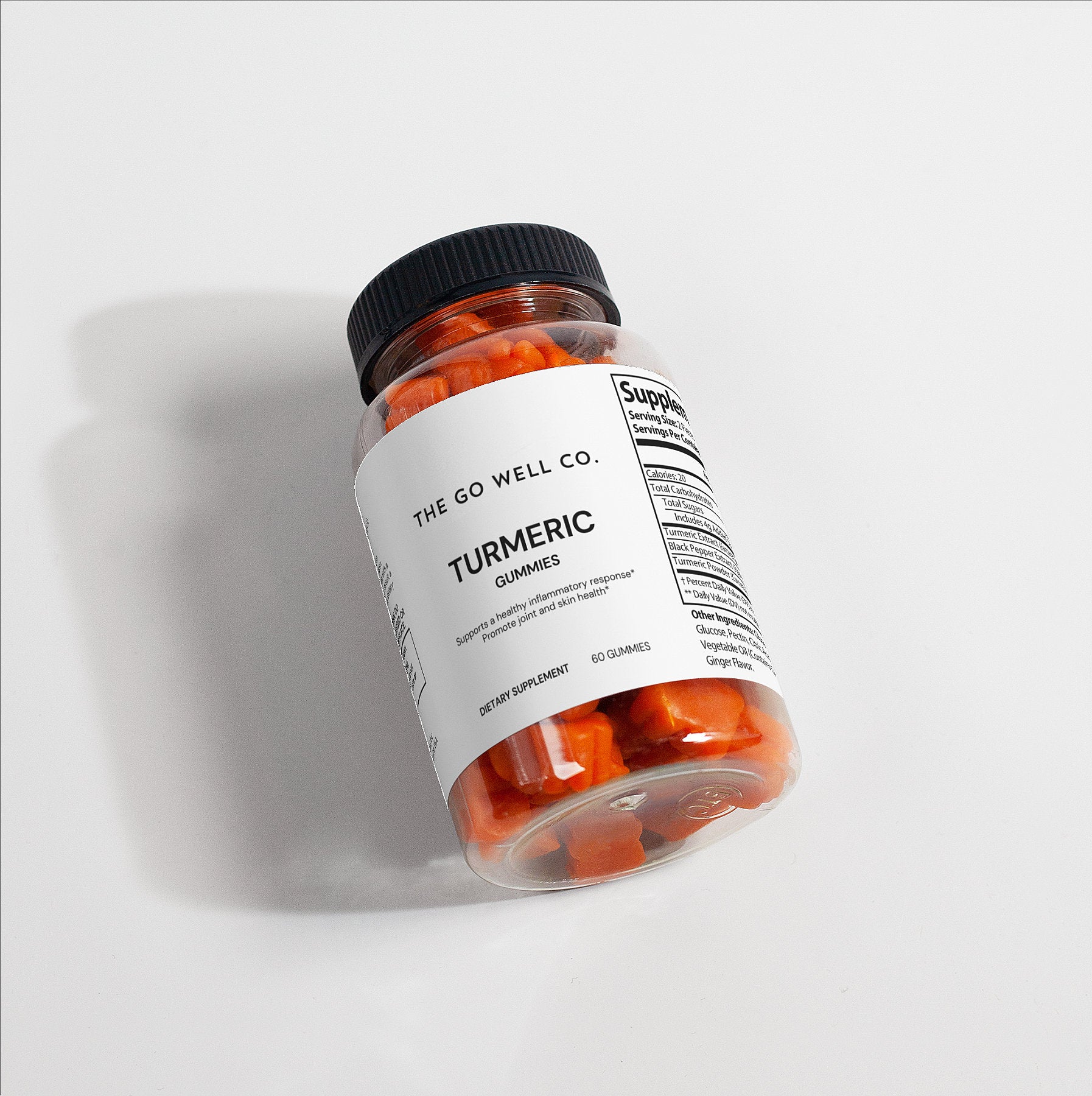 Turmeric Gummies Qty 60 - The Go Well Co.
