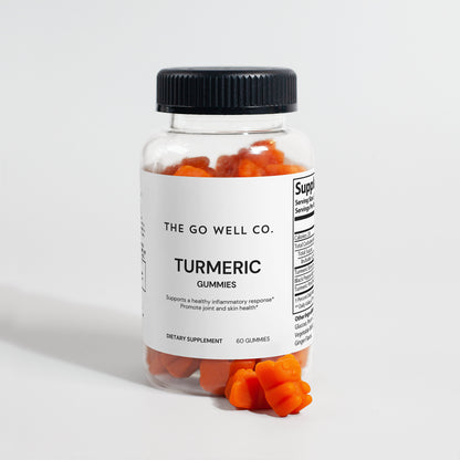 Turmeric Gummies Qty 60 - The Go Well Co.