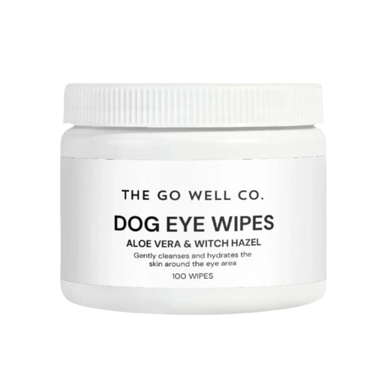 Natural Dog Eye Wipes Qty 100 - The Go Well Co.