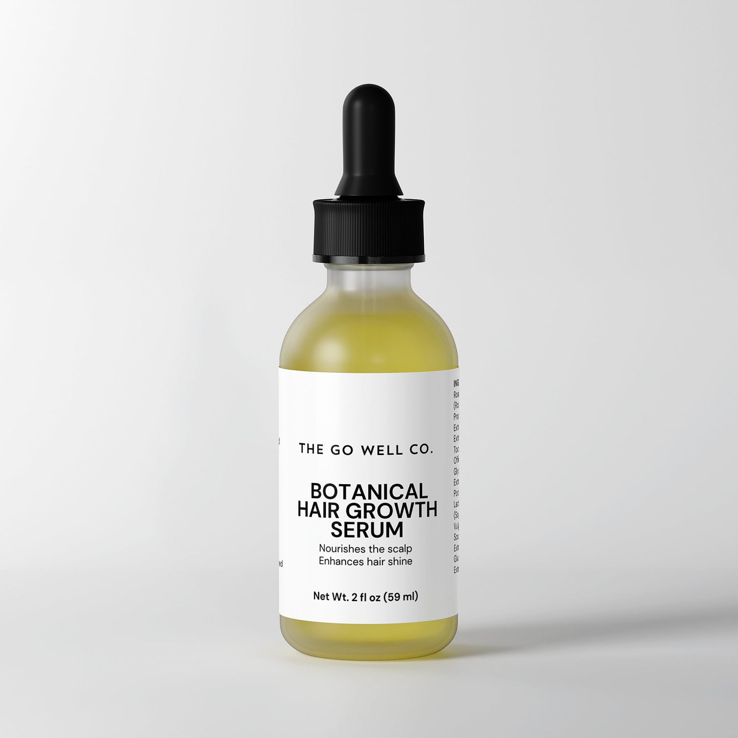 Botanical Hair Growth Serum 2 fl oz - The Go Well Co.