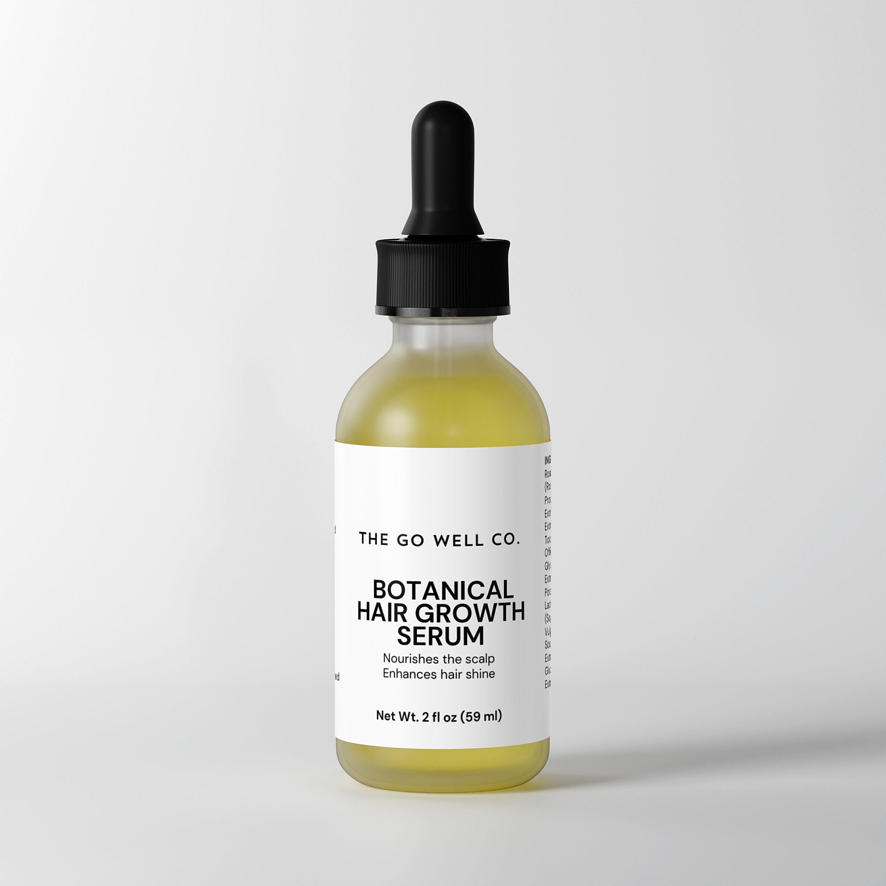 Botanical Hair Growth Serum 2 fl oz - The Go Well Co.