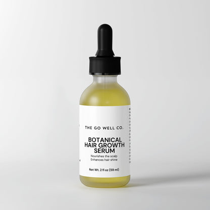 Botanical Hair Growth Serum 2 fl oz - The Go Well Co.