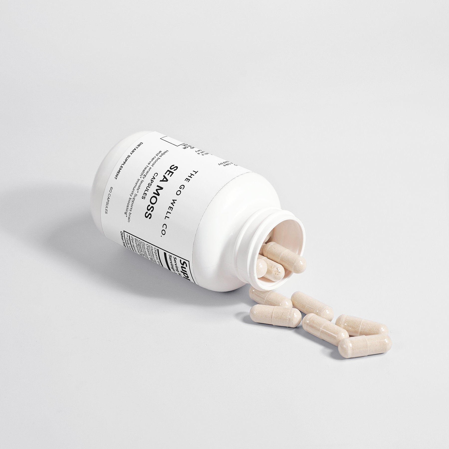 Sea Moss with Burdock Root Qty 60 - The Go Well Co.