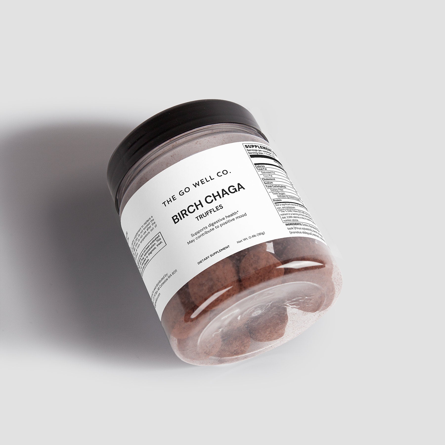Birch Chaga Truffles Qty 30 - The Go Well Co.