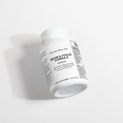 Brain & Focus Formula Qty 60 Caps - The Go Well Co.