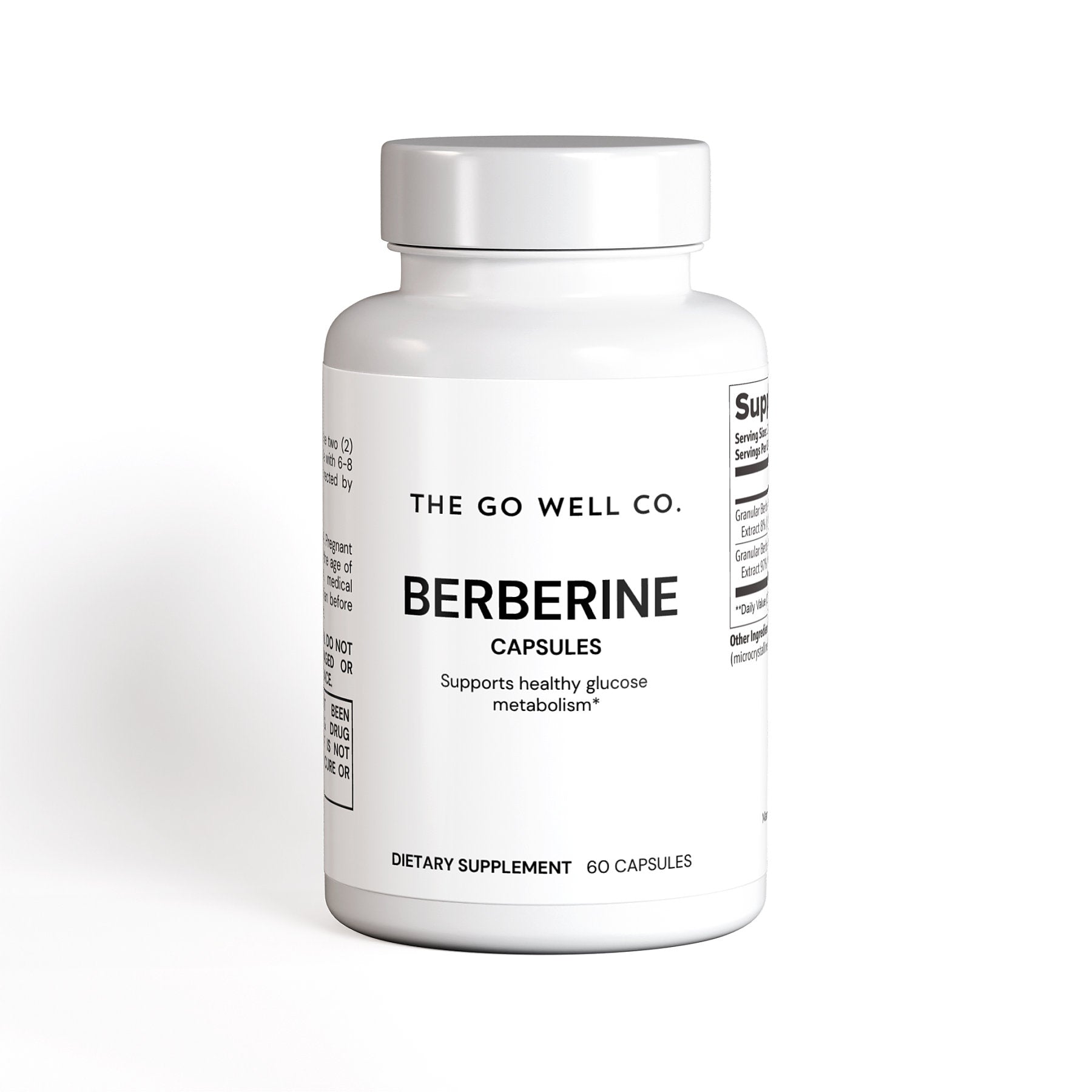 Berberine Qty 60 Caps - The Go Well Co.