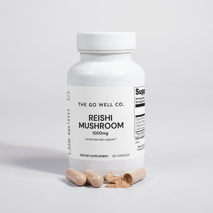 Organic Reishi Mushroom 1000mg Qty 60 Caps