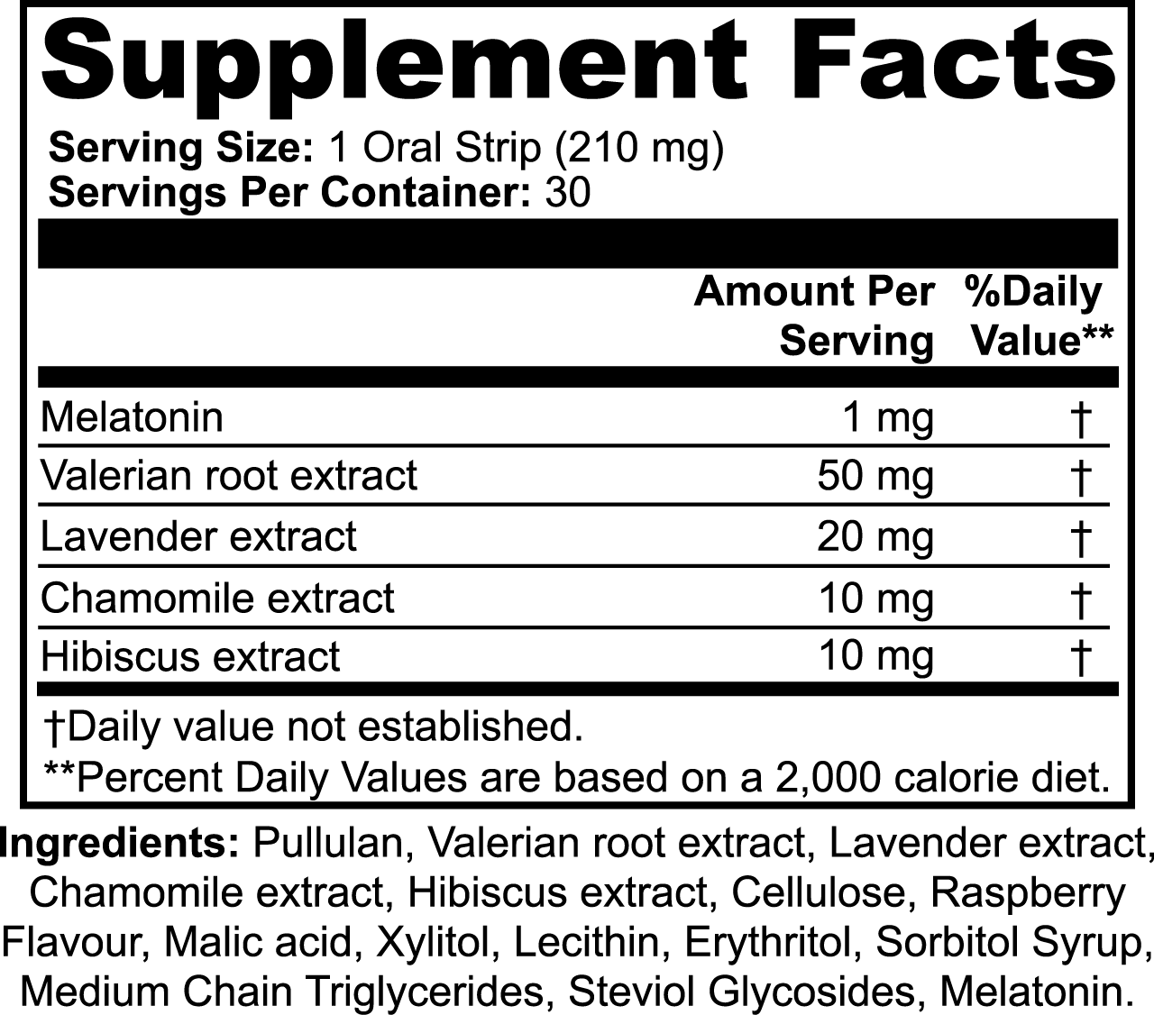 Sleep Strips (Raspberry) Qty 30 - The Go Well Co.