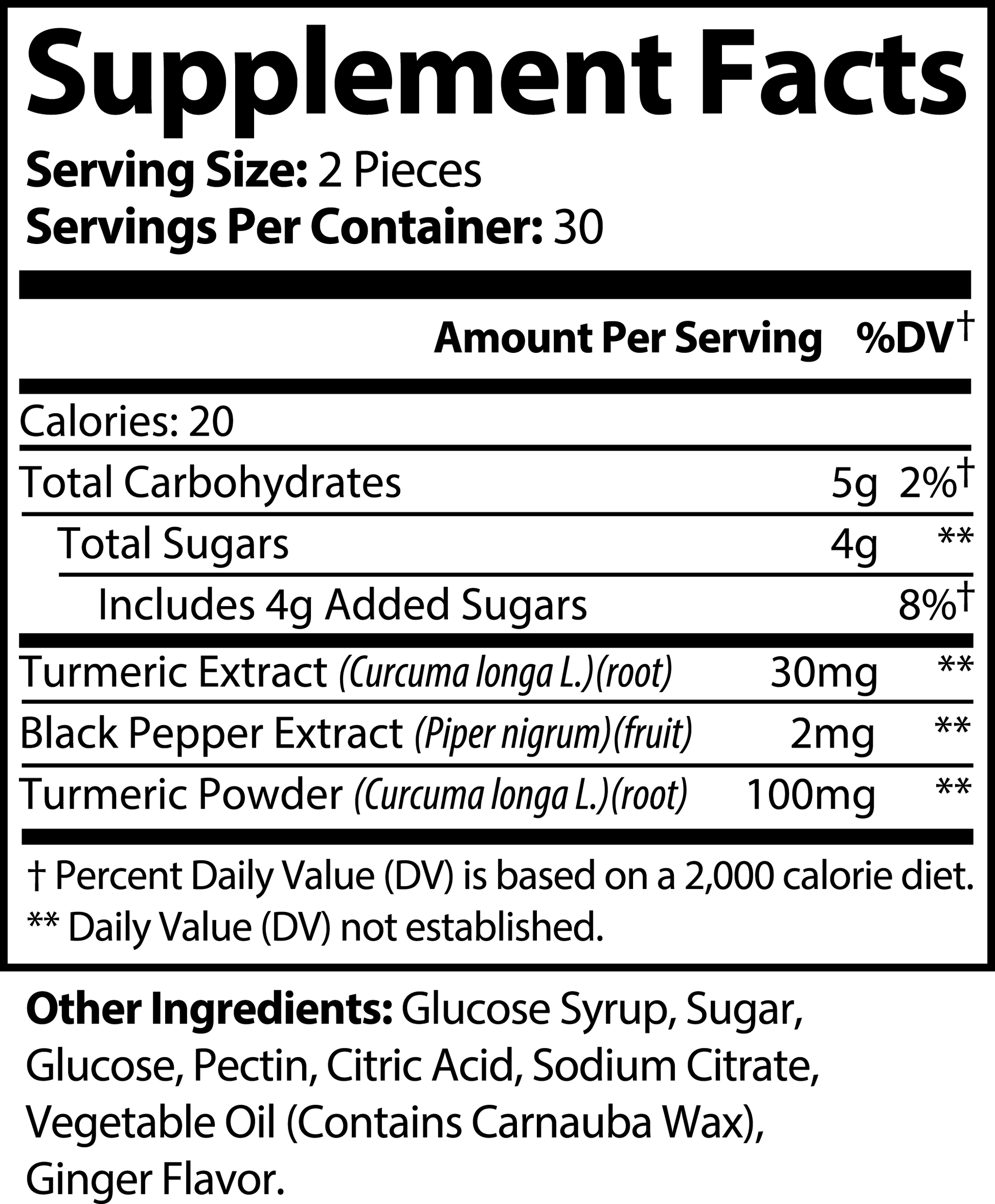 Turmeric Gummies Qty 60 - The Go Well Co.