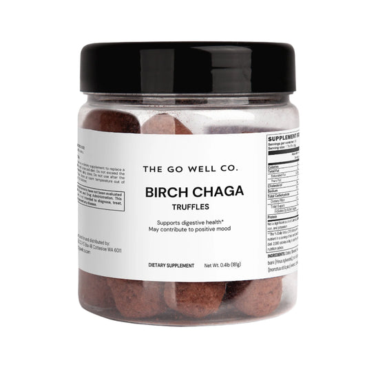 Birch Chaga Truffles Qty 30 - The Go Well Co.