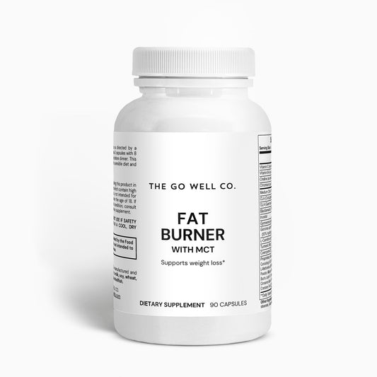 Bottle of Fat Burner Capsules by The Go Well Co.