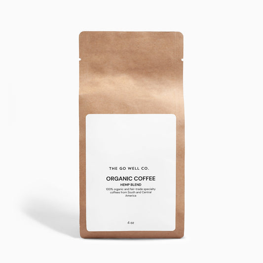 Hemp Coffee Blend - Medium Roast 4oz (113g) - The Go Well Co.