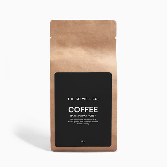 Raw Manuka Honey Coffee ELIXIR 4oz (113g) - The Go Well Co.